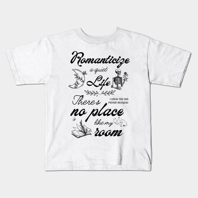 I Know The End - Phoebe Bridgers Lyrics Art 3.5 Kids T-Shirt by aplinsky